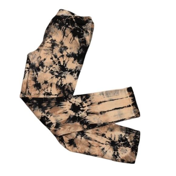 Michael Kors Tie-Dye Pants – Black & Brown, Size 6 - Picture 2 of 4